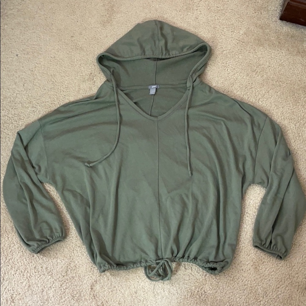 Olive green sweatshirt